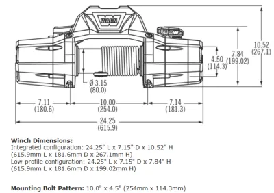Warn - ZEON 10 Winch - 88990