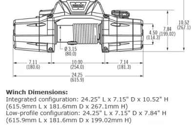 Warn - ZEON 10-S Winch - 89611
