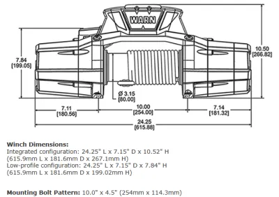 Warn - ZEON 12 Platinum Winch - 92820