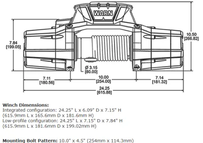 Warn - ZEON 12-S Winch - 95950