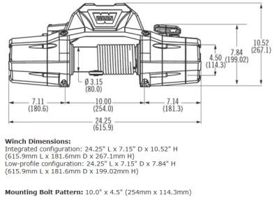 Warn - ZEON 8 Winch - 88980