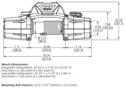Warn - ZEON 8-S Winch - 89305
