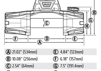 Warn - VR EVO 8 Winch - 103250