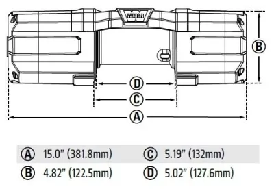 Warn - AXON 45-S POWERSPORT Winch - 101140